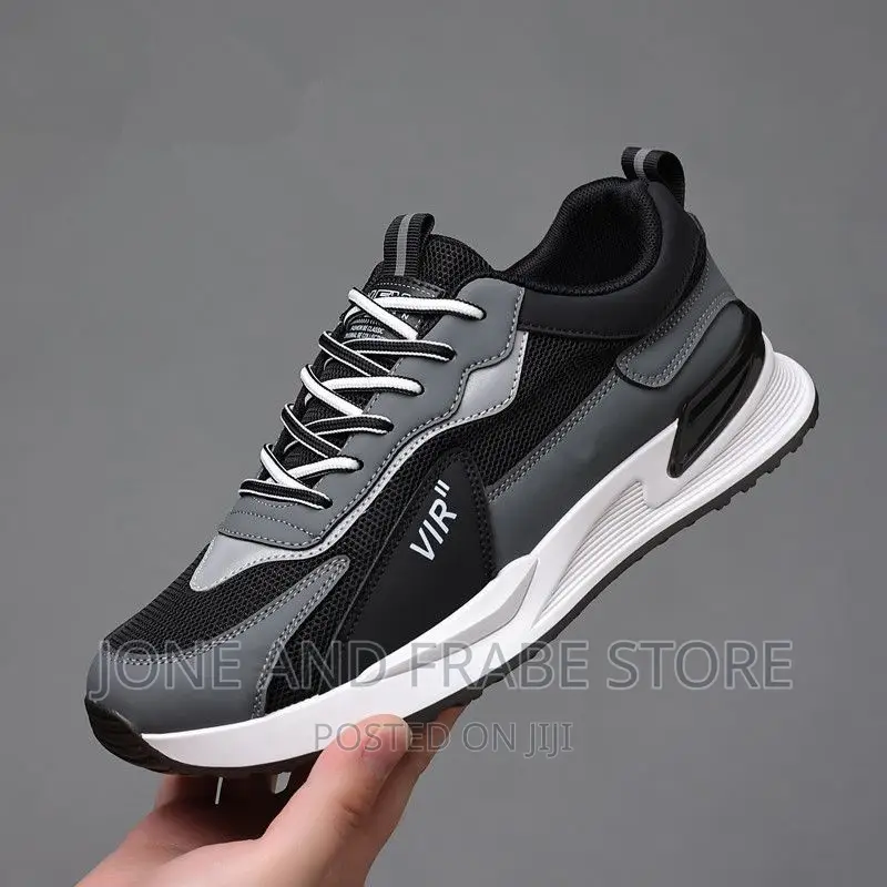 Men's Shoes Leather Casual Sneakers, Running Shoes