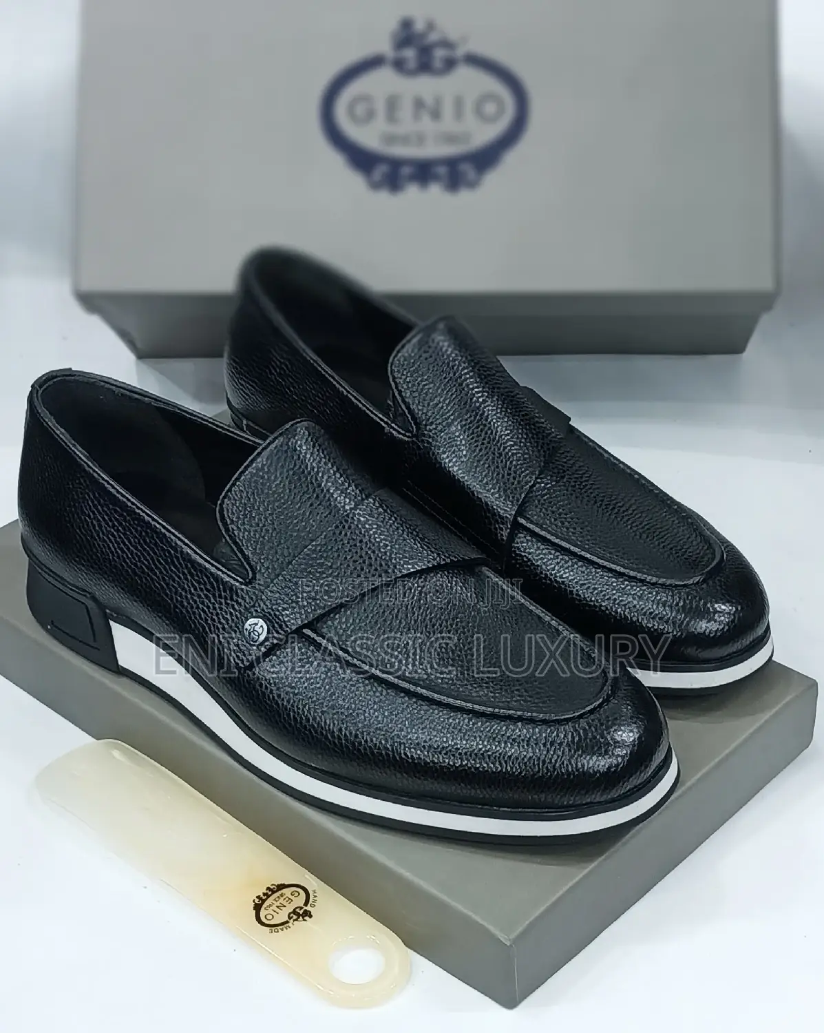 Most Wanted Leather Shoes for Men's Genio Available in Store