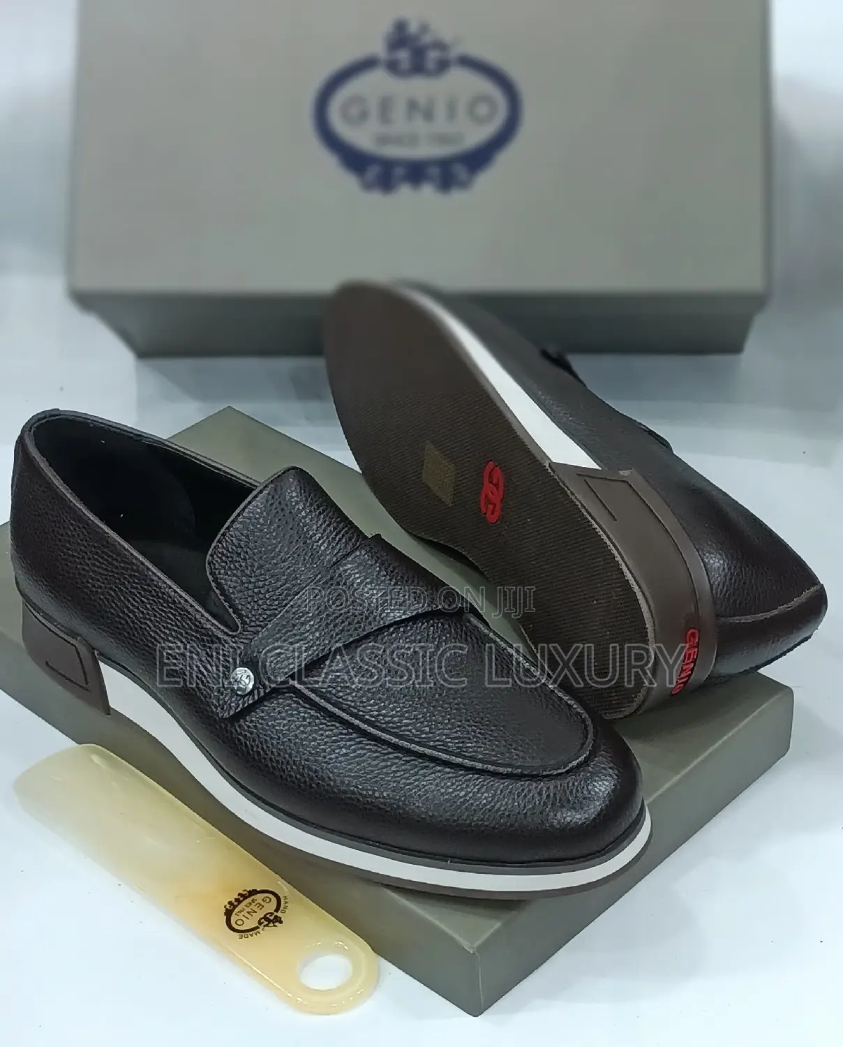 Most Wanted Leather Shoes for Men's Genio Available in Store