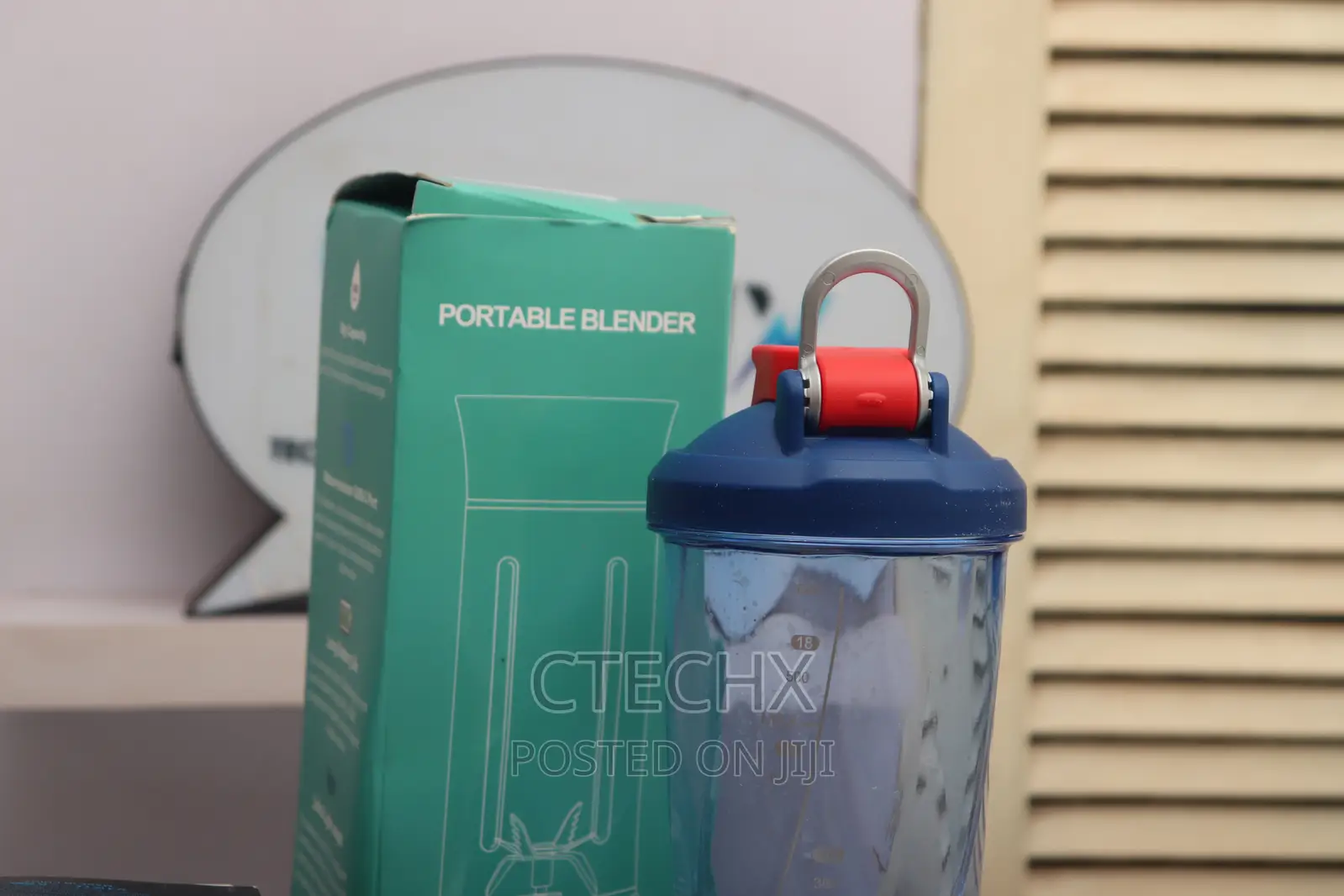 VOLTRX Electric Rechargeable Shaker Bottle- Portable USB C R