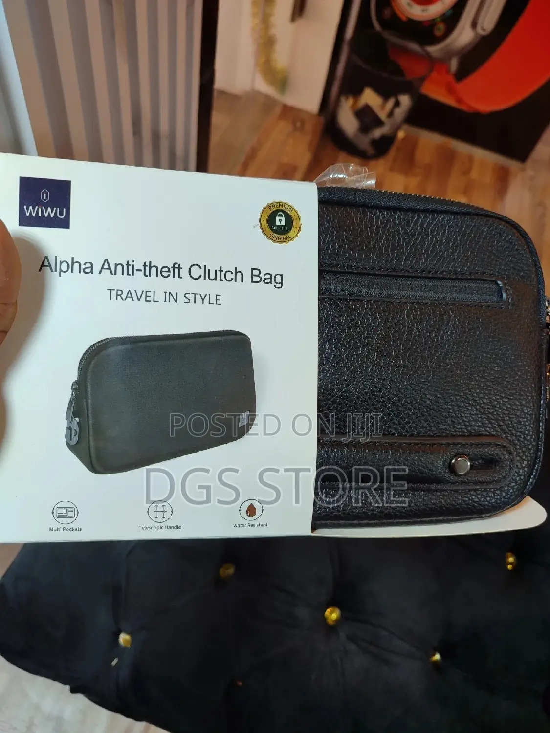 Wiwu Alpha Anti Theft Clutch Bag