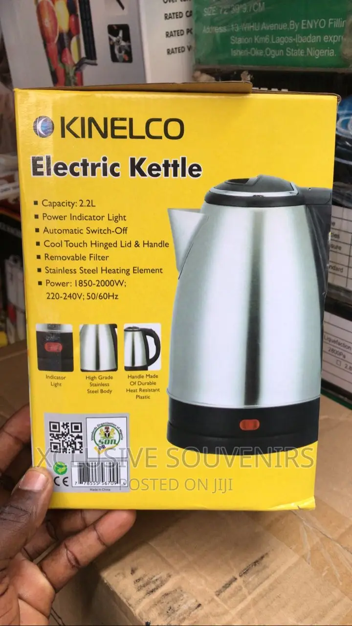 2.2L Kinelco Stainless Steel Electric Kettle