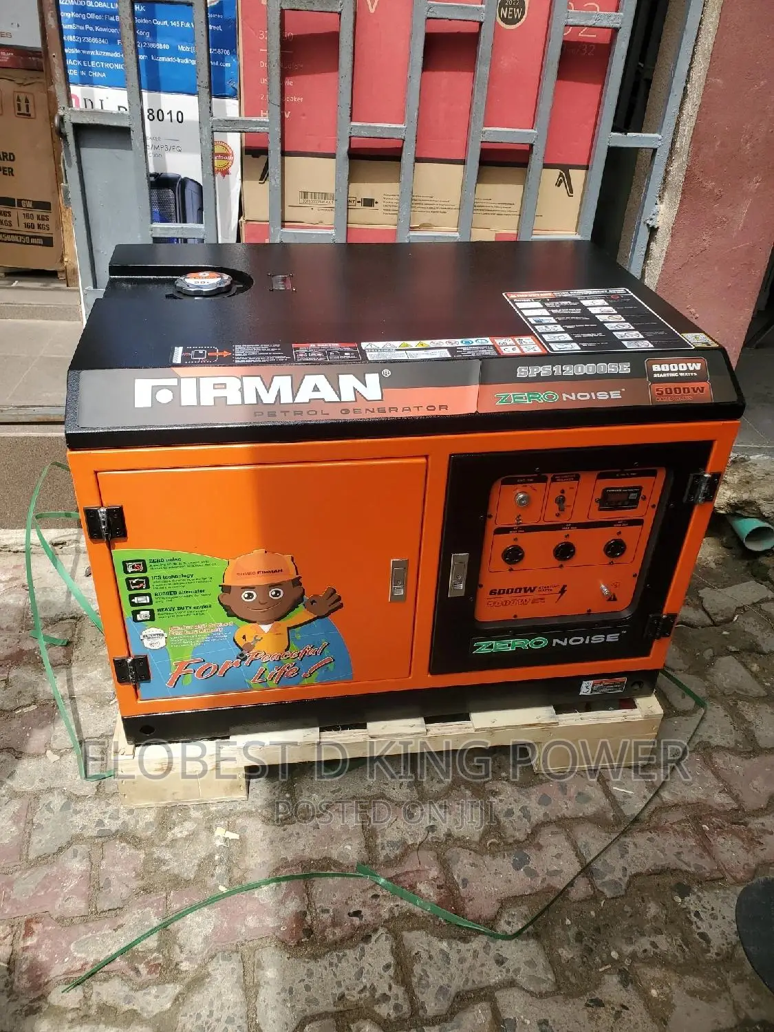 Firman Zero Noise Petrol Generator 100% Copper Coil