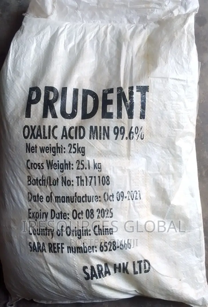 Oxalic Acid 99.6% Min (Rust Removal Powder)