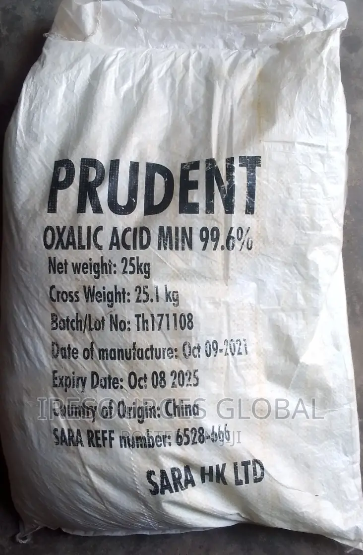 Oxalic Acid 99.6% Min (Rust Removal Powder)