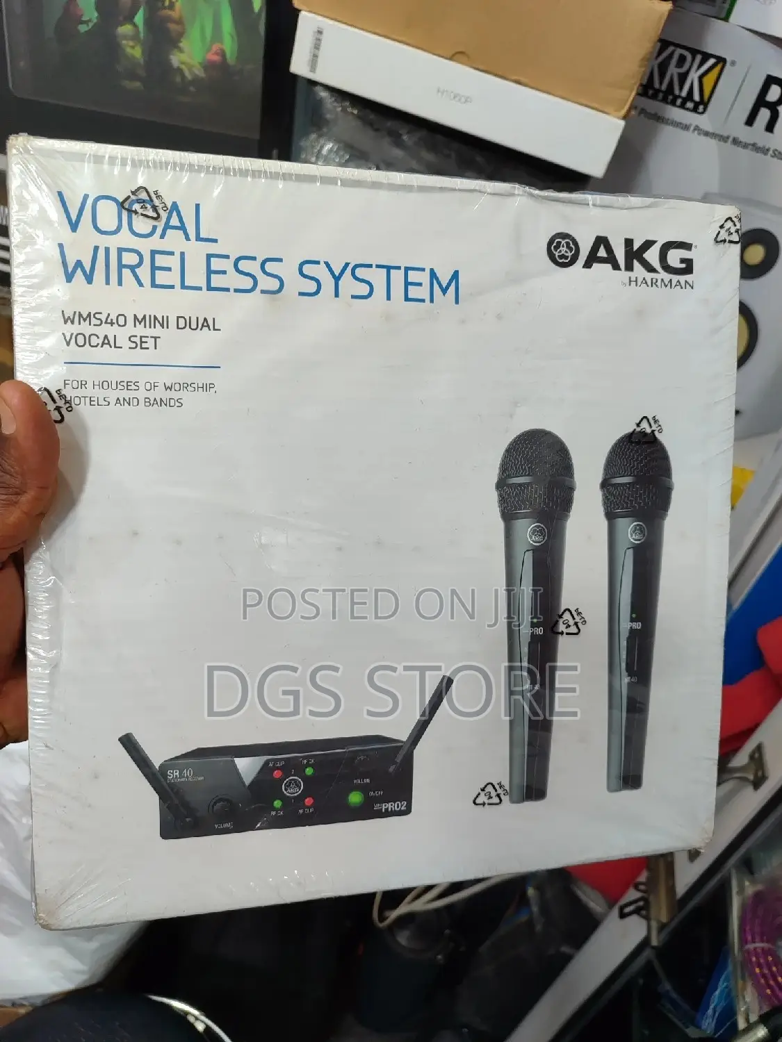 AKG Wms40 Vocal Set Mini Dual Wireless Microphone