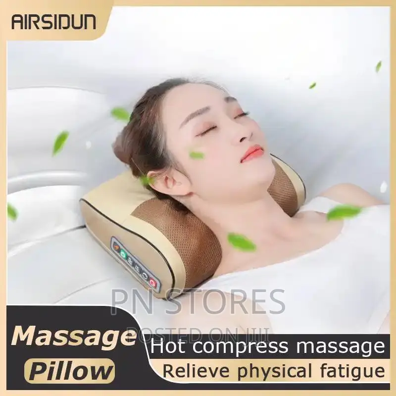 Cervical Massager Neck Massage Pillow ||Hot Compres Shoulder