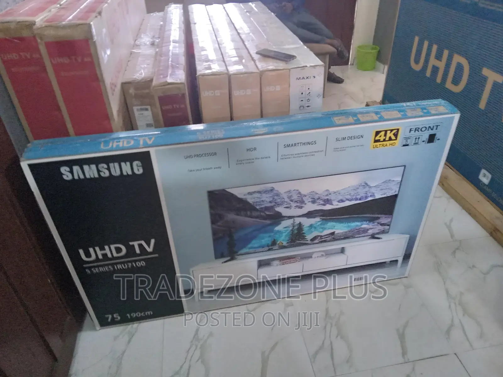 Brand New Samsung 75'' Smart Uhd Tv+Bluetooth+Netflix