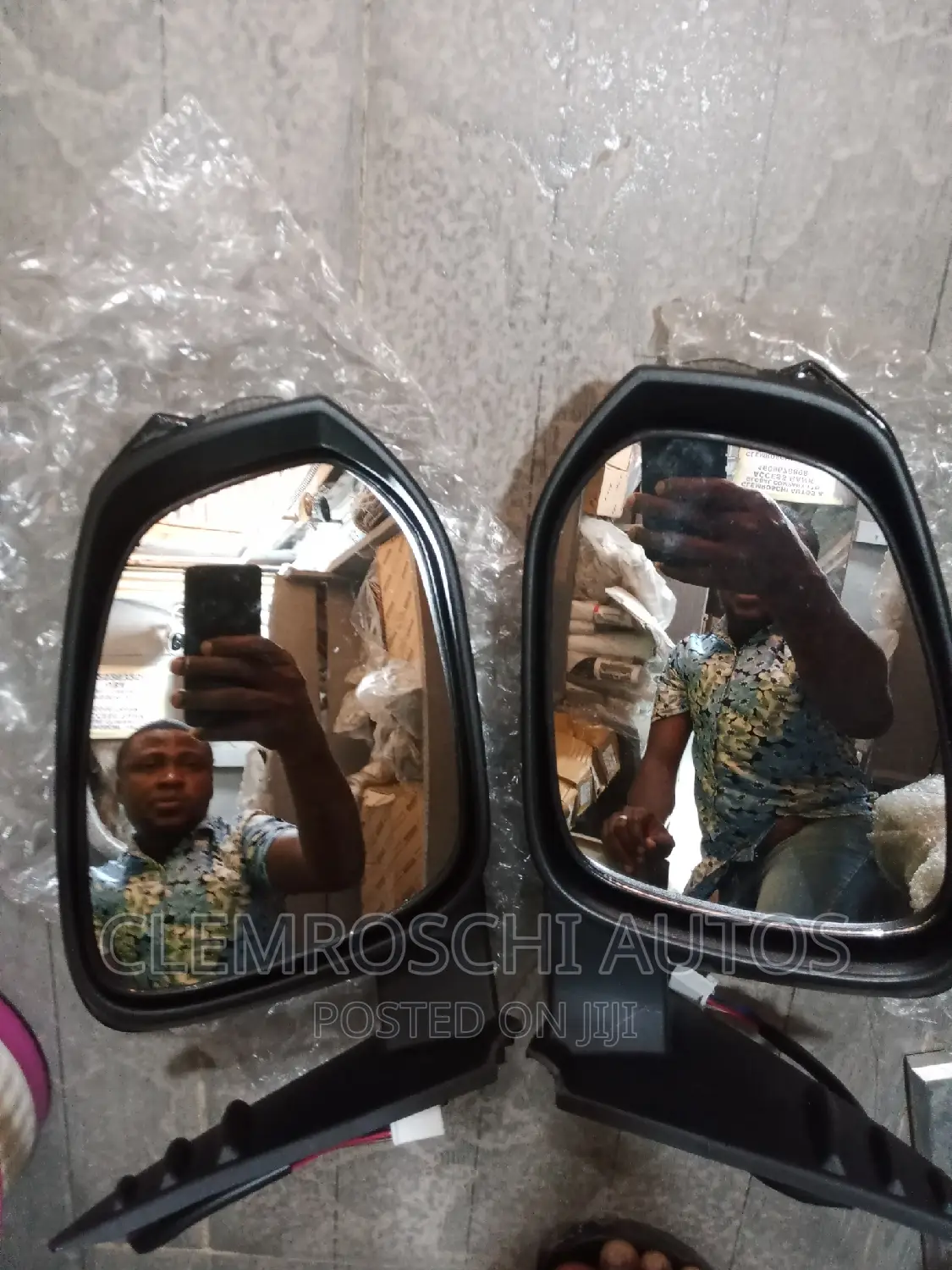 High Quality Certified New Black Side Mirror Hilux 2024