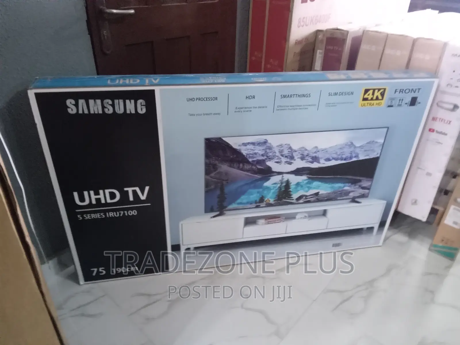 Original 75'' Samsung Smart TV With Youtube+Netflix