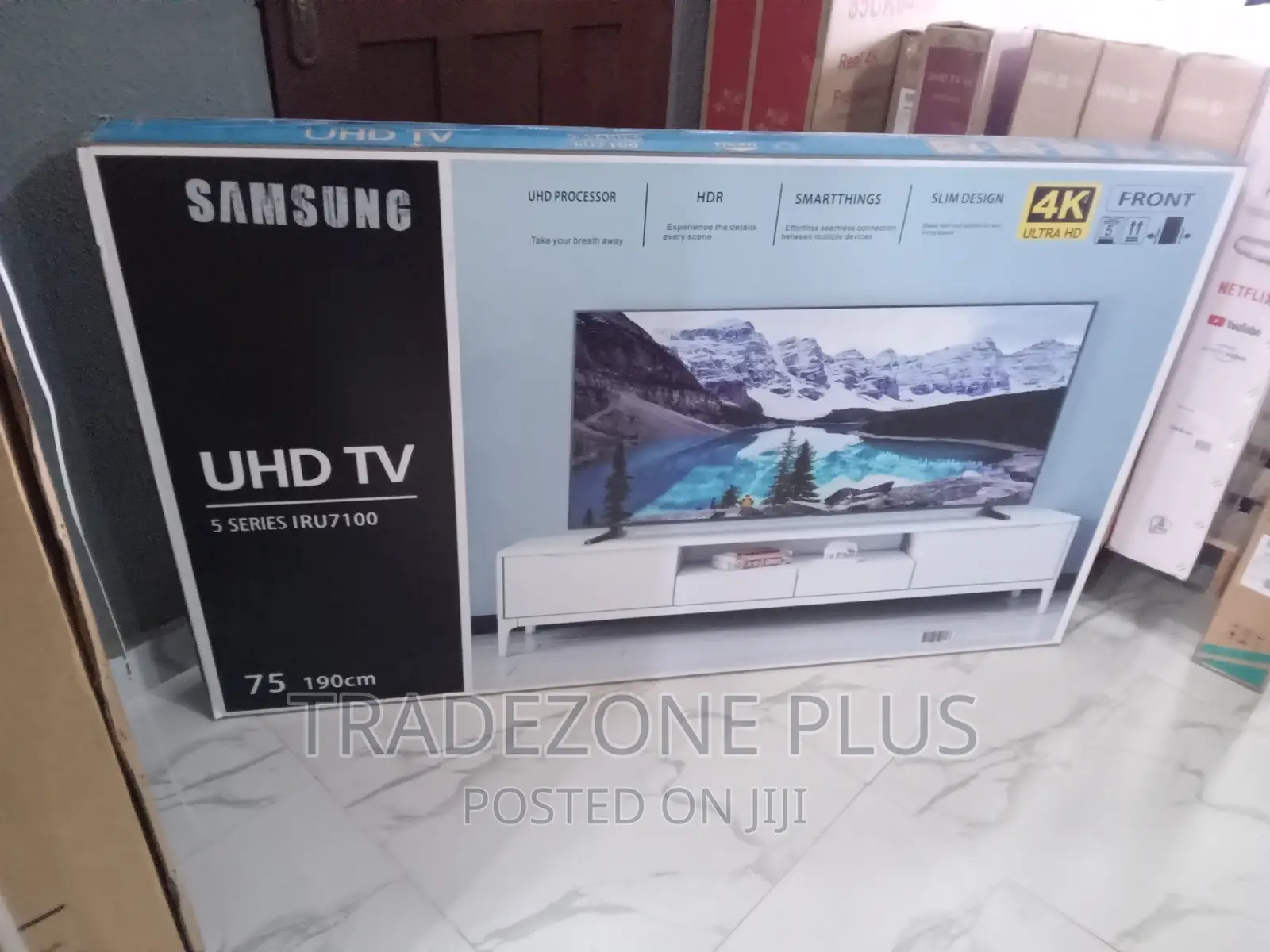 Original 75'' Samsung Smart TV With Youtube+Netflix