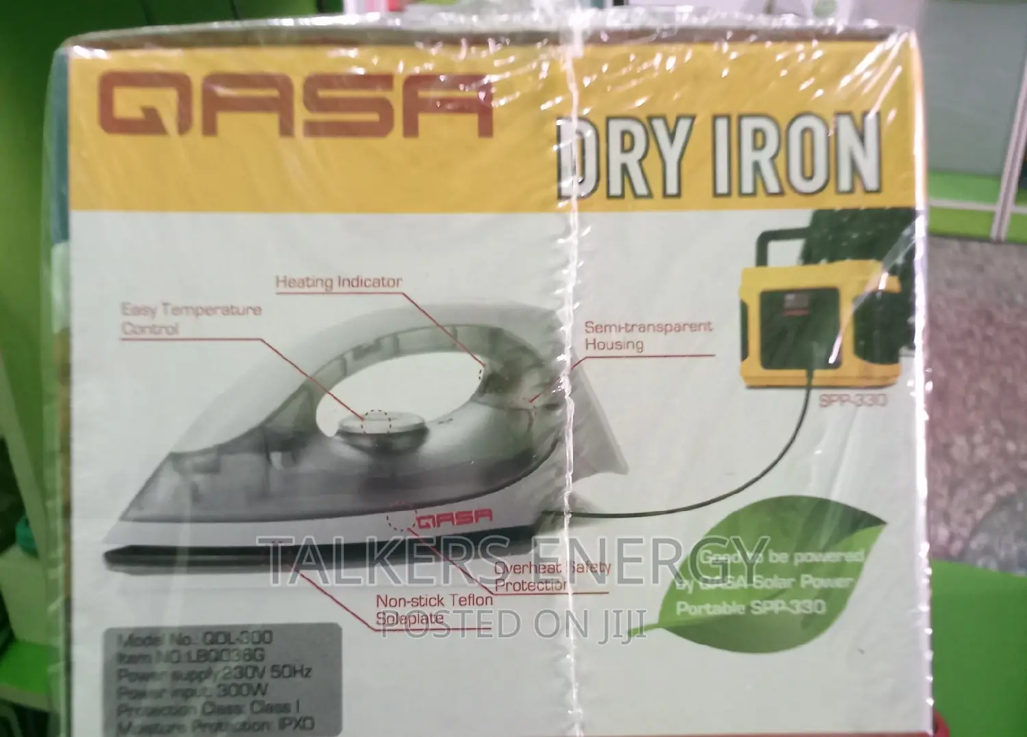 Qasa Energy Saving Electric Dry Iron 300w