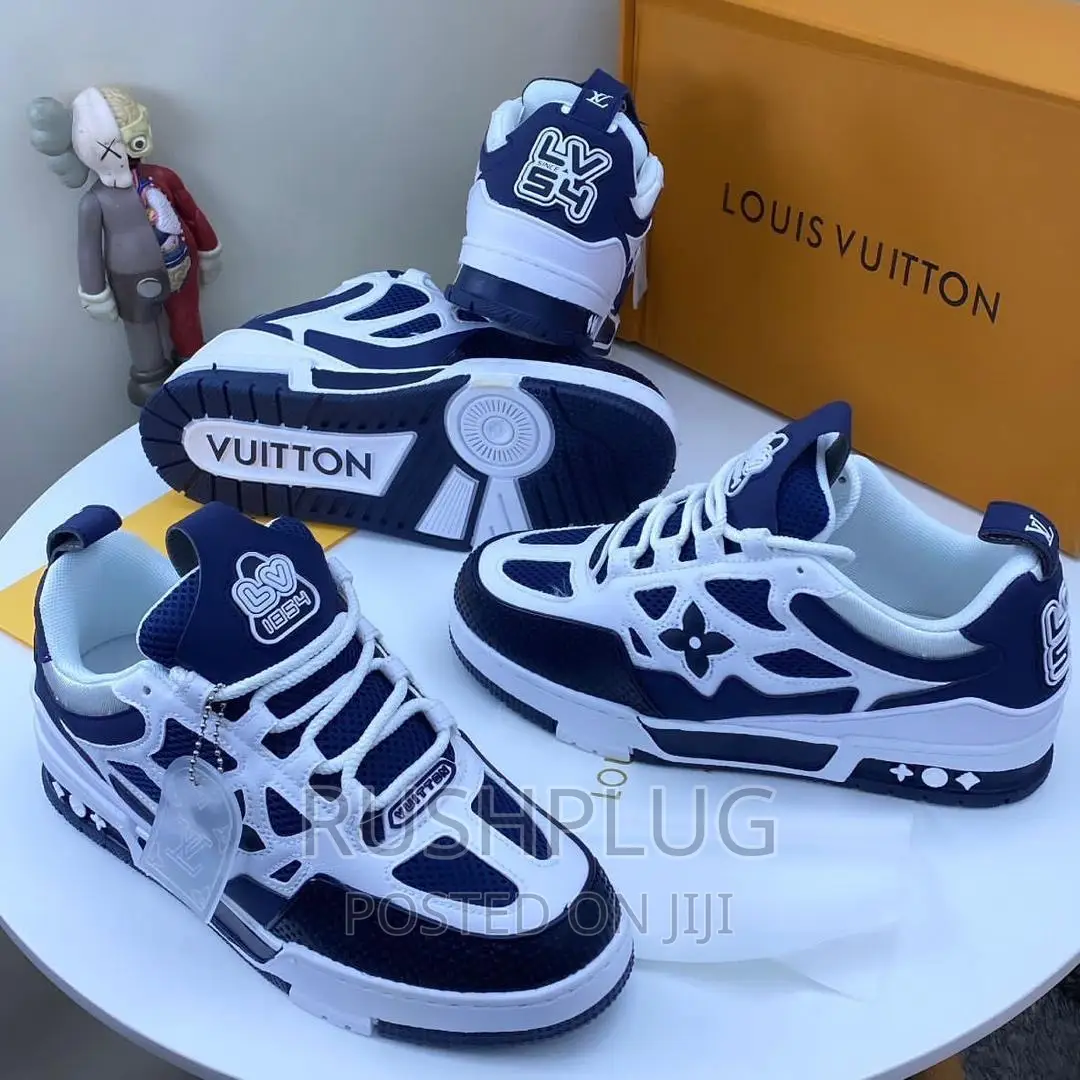 New Louis Vuitton Leather Low Trainers