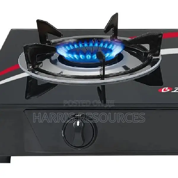 Binatone Table Top Glass Gas Cooker (GGC-002) - Black