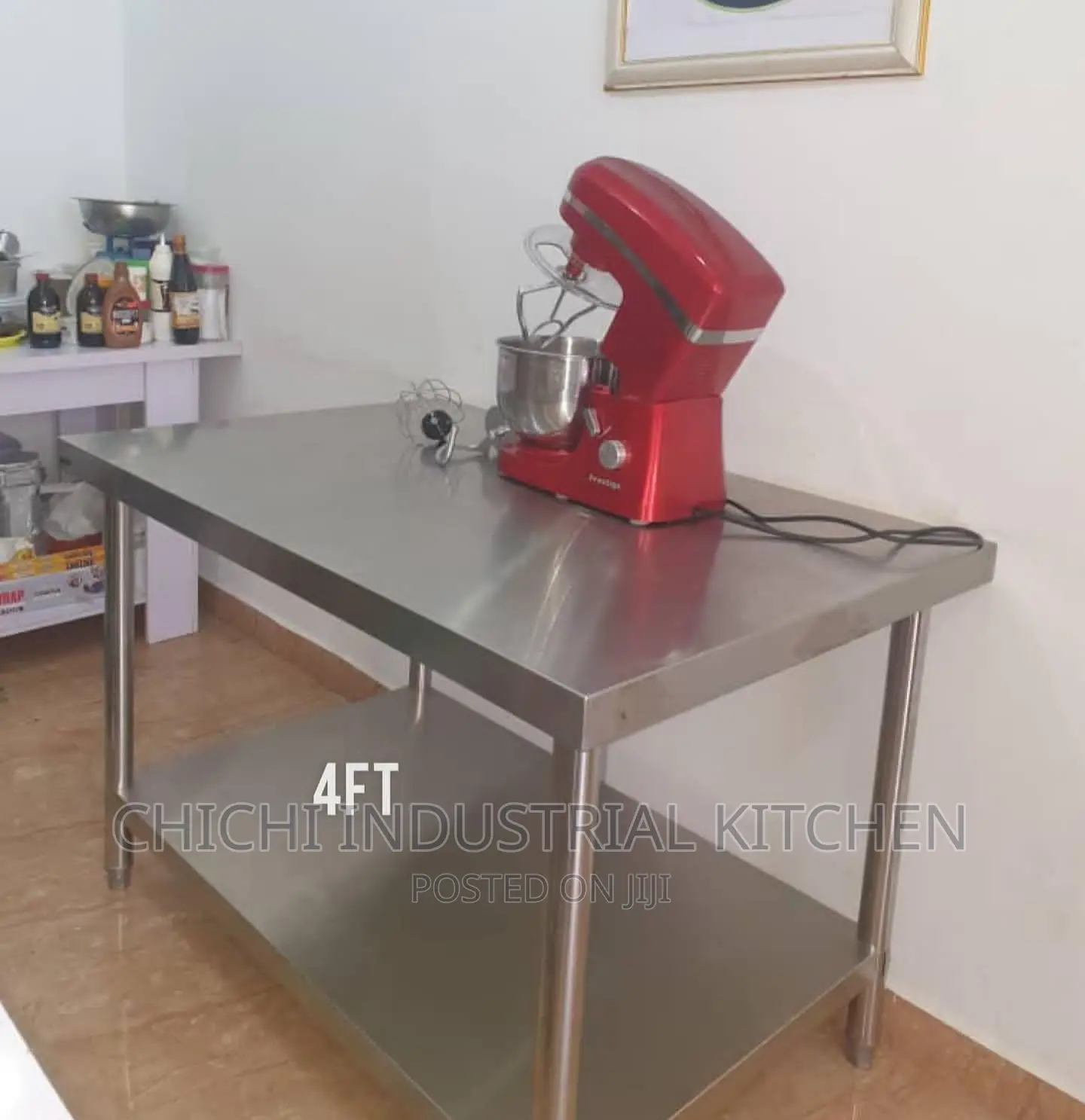 4ft Working Table ( Stainless Steel)
