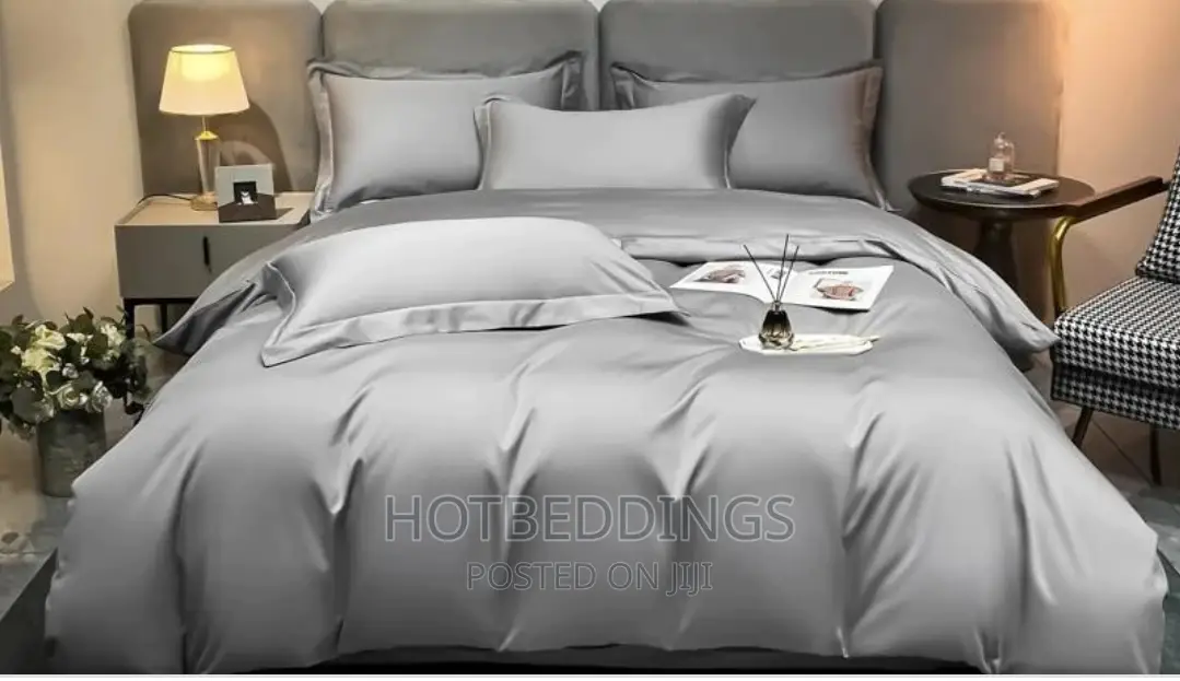 Silk Duvet, Bedsheet With 4 Pillowcases
