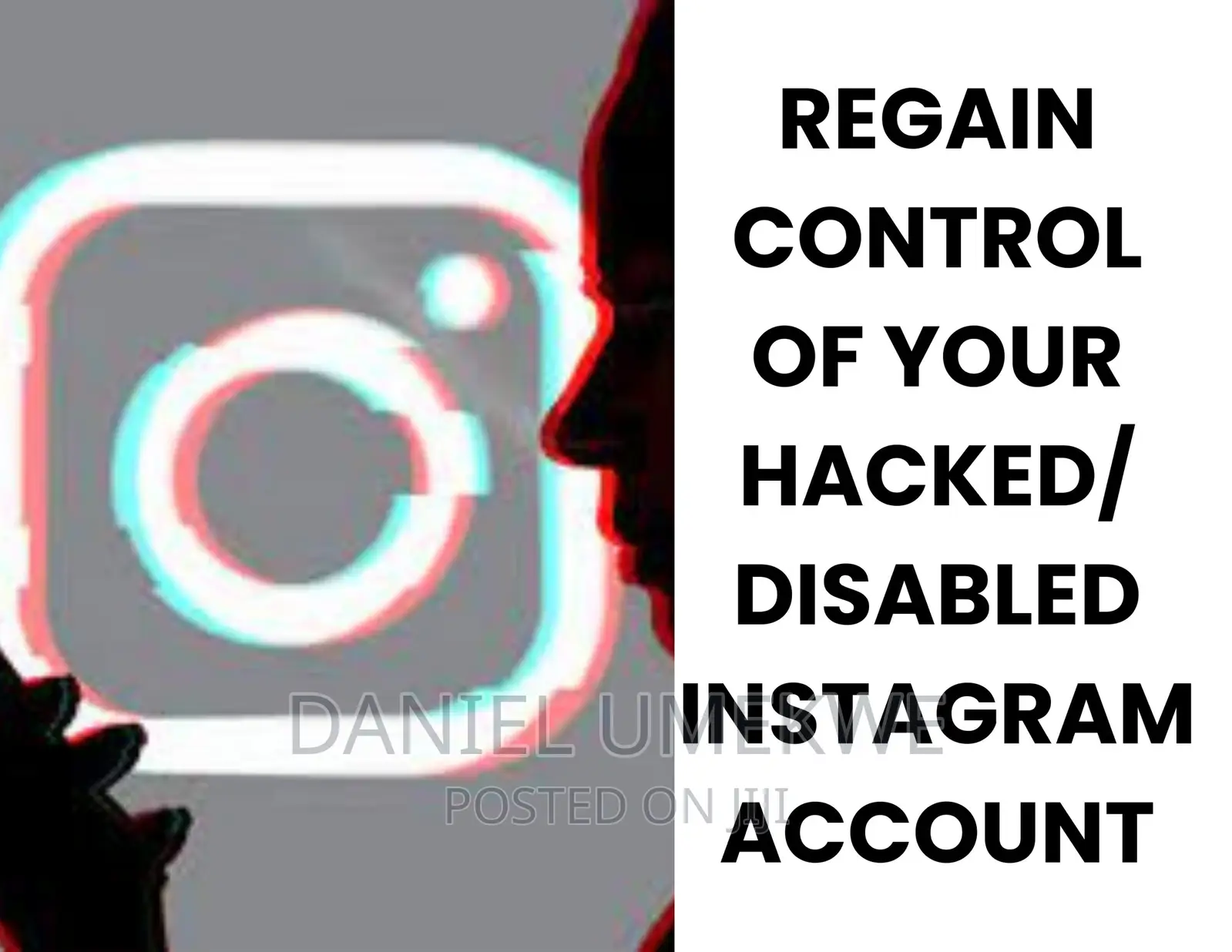 Recover Hacked Instagram Account in 48hours