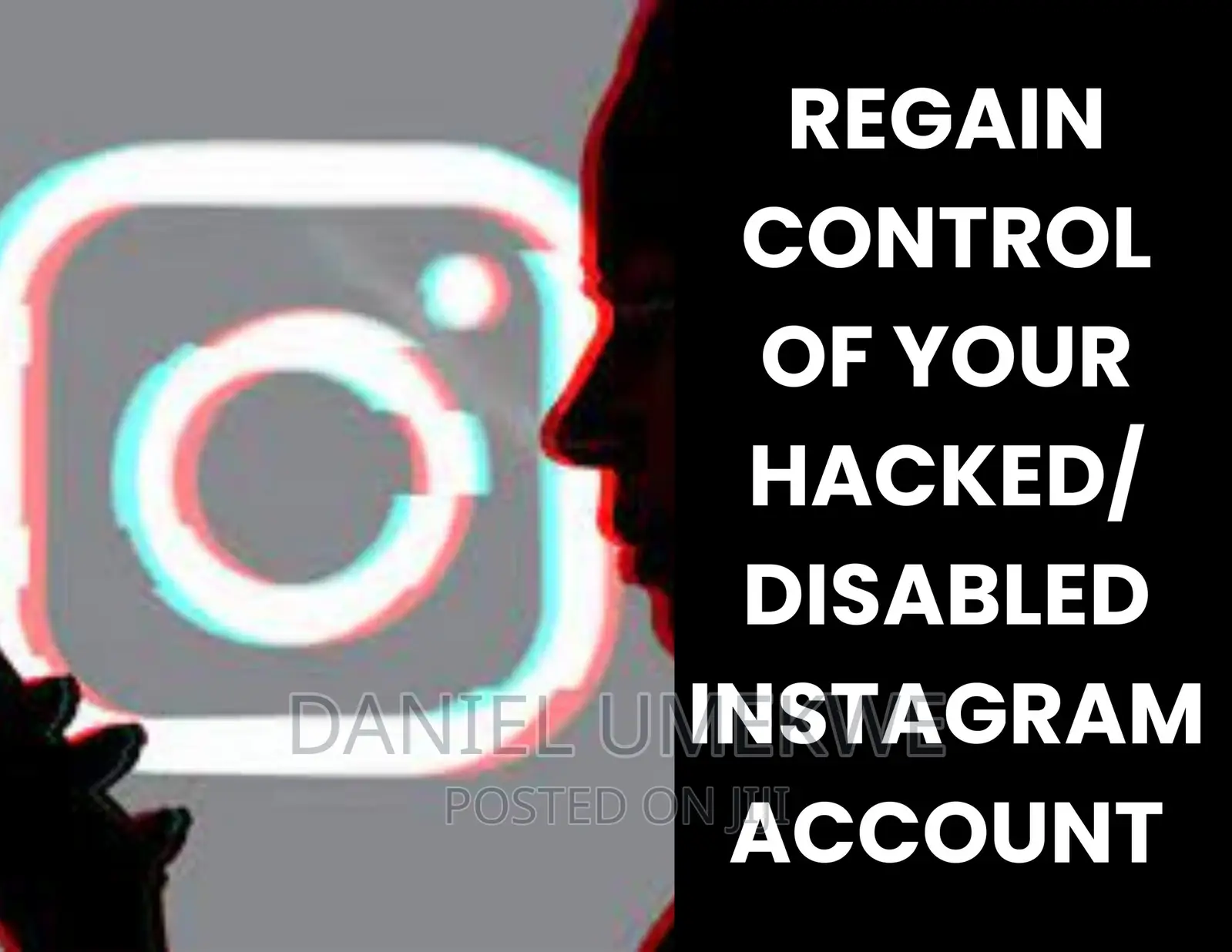 Recover Hacked Instagram Account in 48hours