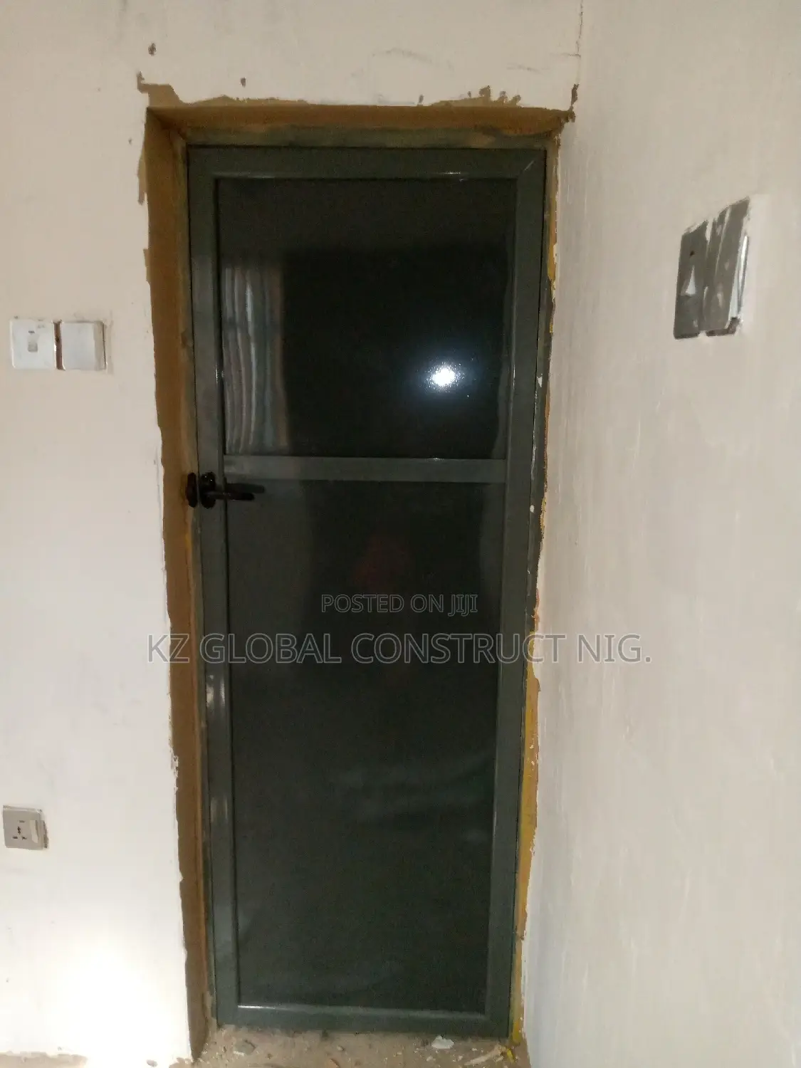 Aluminum Toilet Door With Full Composite Board 003
