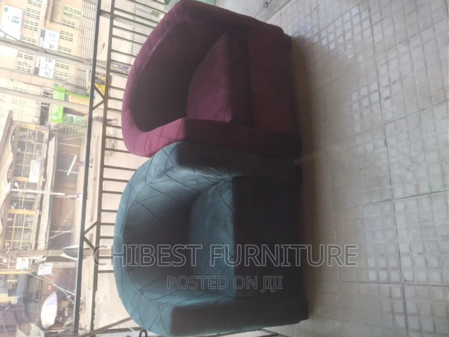 Quality Single Seater Ulphostery Padded Sofa Fabric Chair