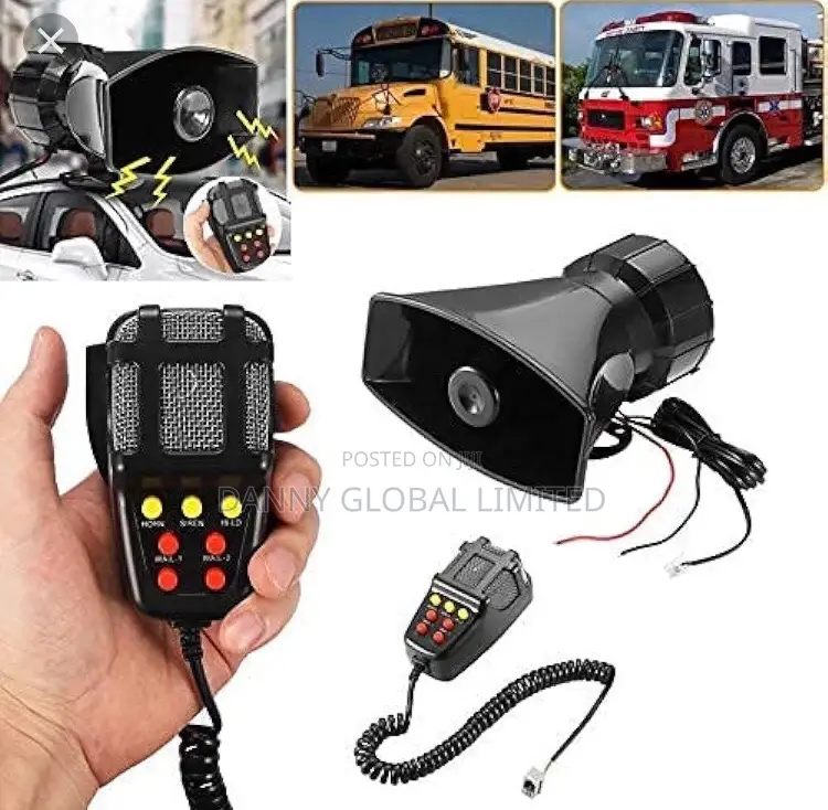 12v 7 Sound Universal Car Warning Alarm