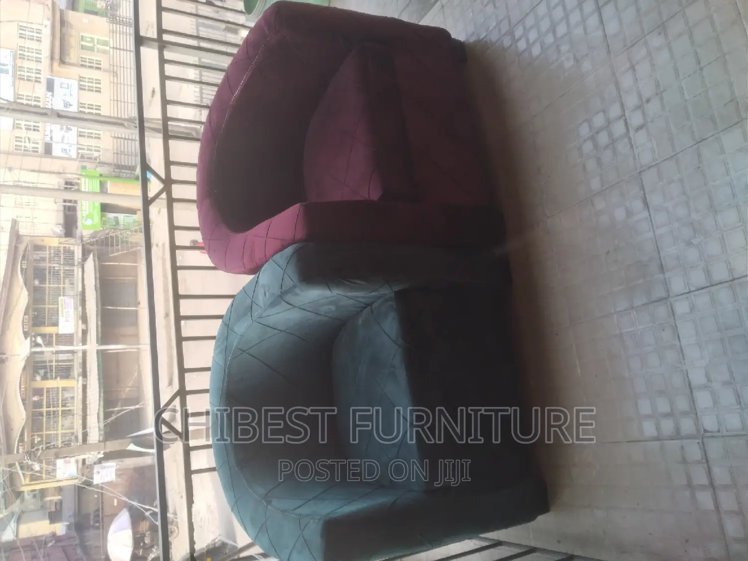 Quality Single Seater Ulphostery Padded Sofa Fabric Chair