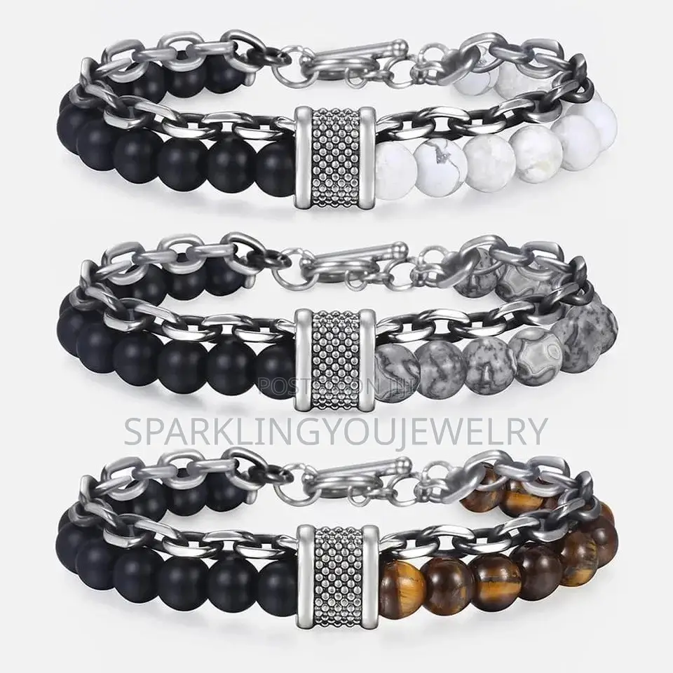 Classic Bead Bracelet for Men