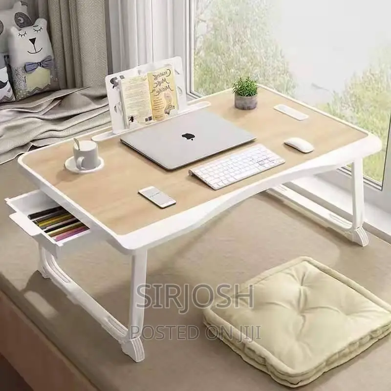 Bedside Laptop Table With Drawer