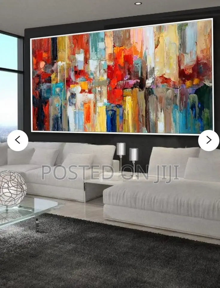 Colourful Abstract Painting Canvas Print