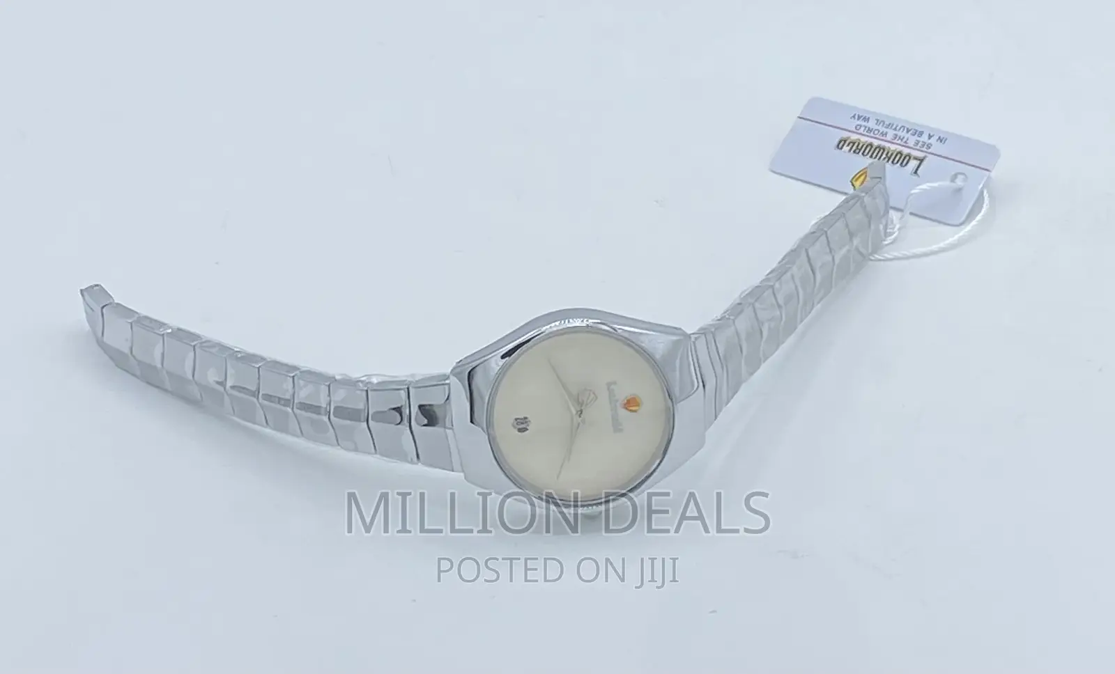 Women’S Stainless Steel Silver Stylish Wrist Watch