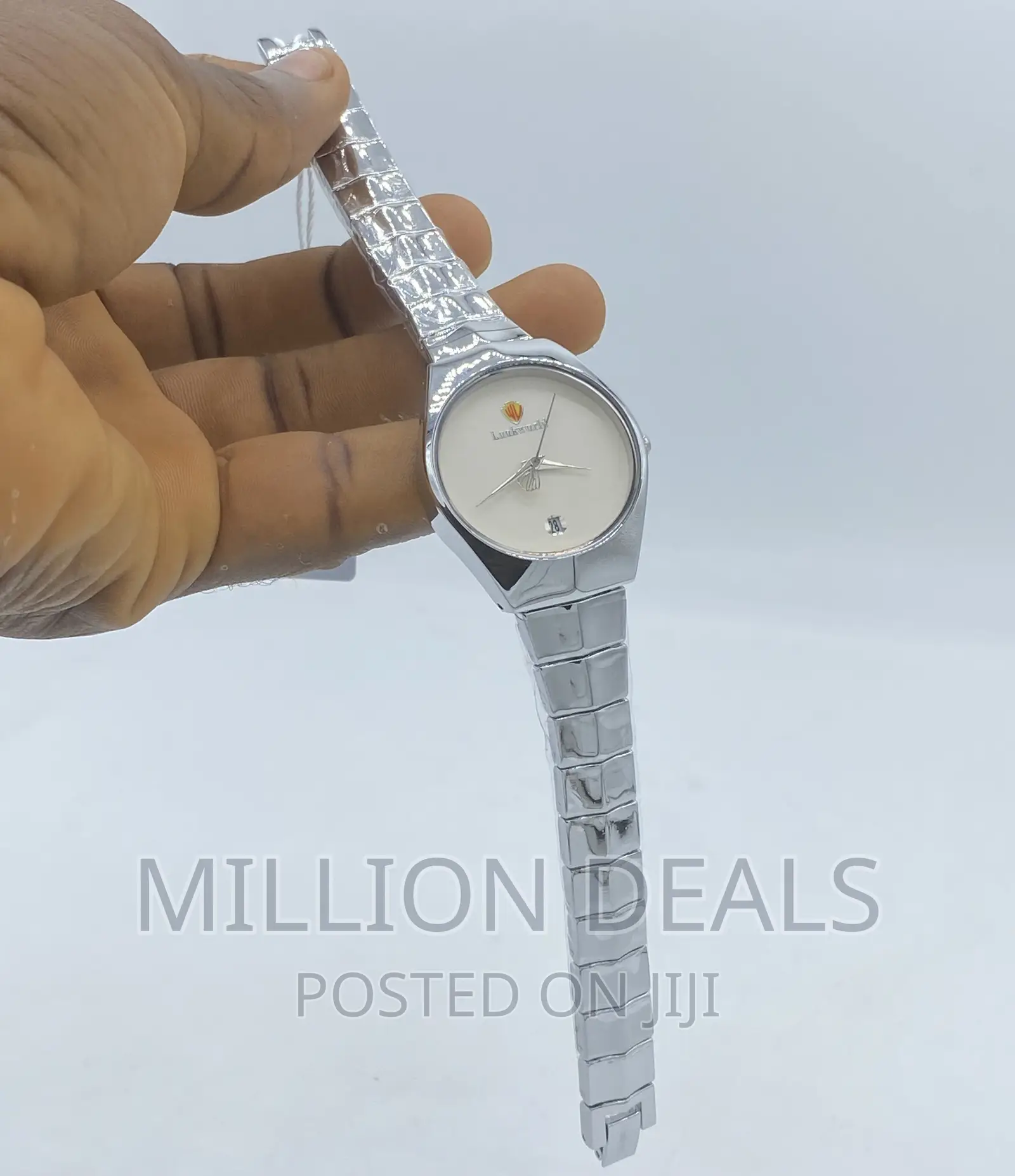 Women’S Stainless Steel Silver Stylish Wrist Watch
