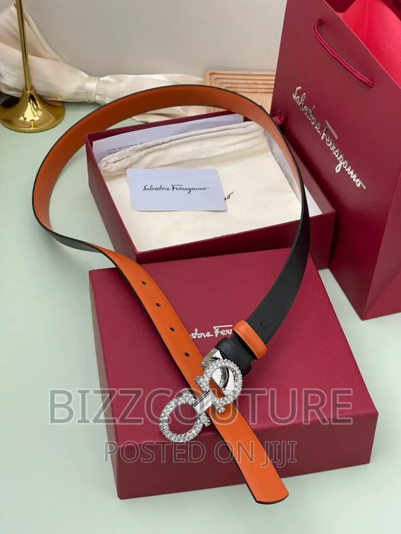 Original SALVATORE FERRAGAMO Leather Belts Available Instore