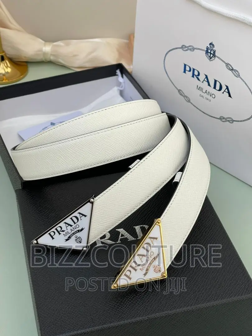Original PRADA Leather Strap Belts Available in Store