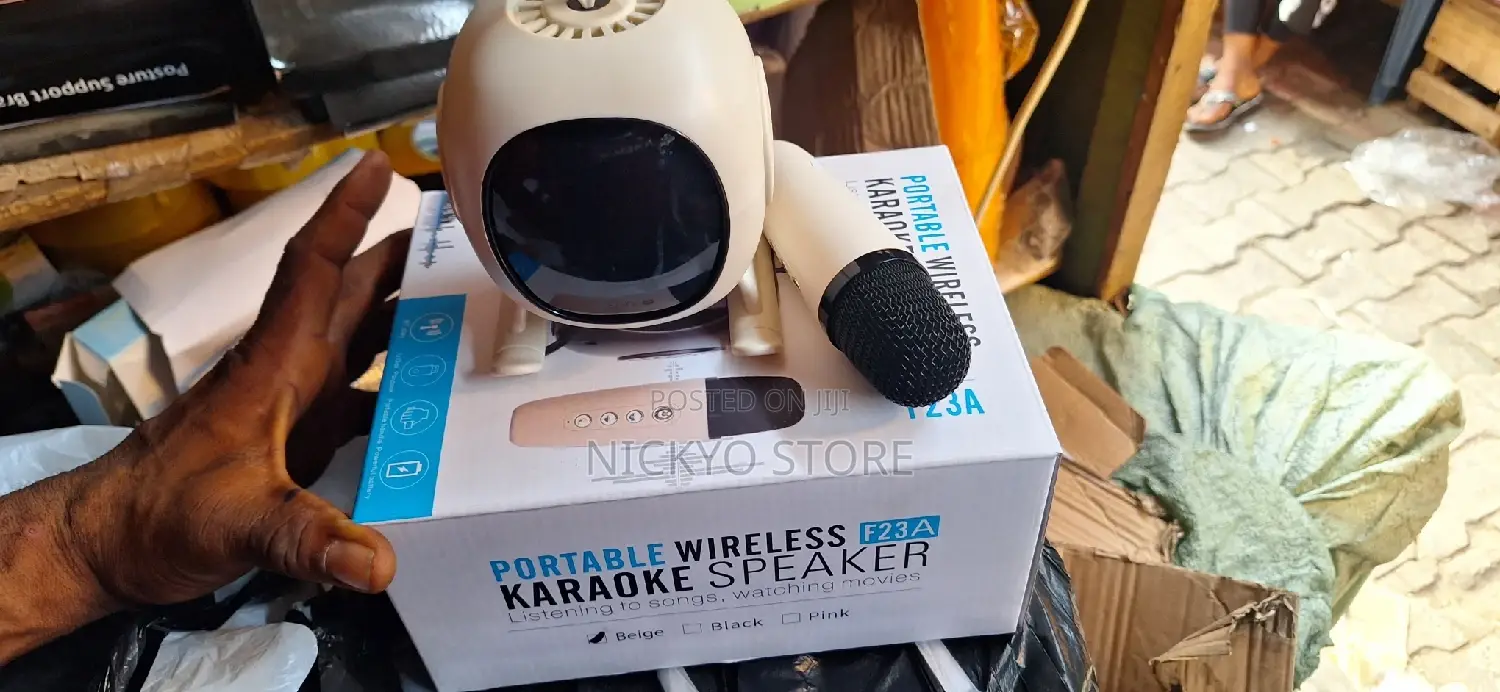 Portable Wireless Karaoke Speaker With Mic