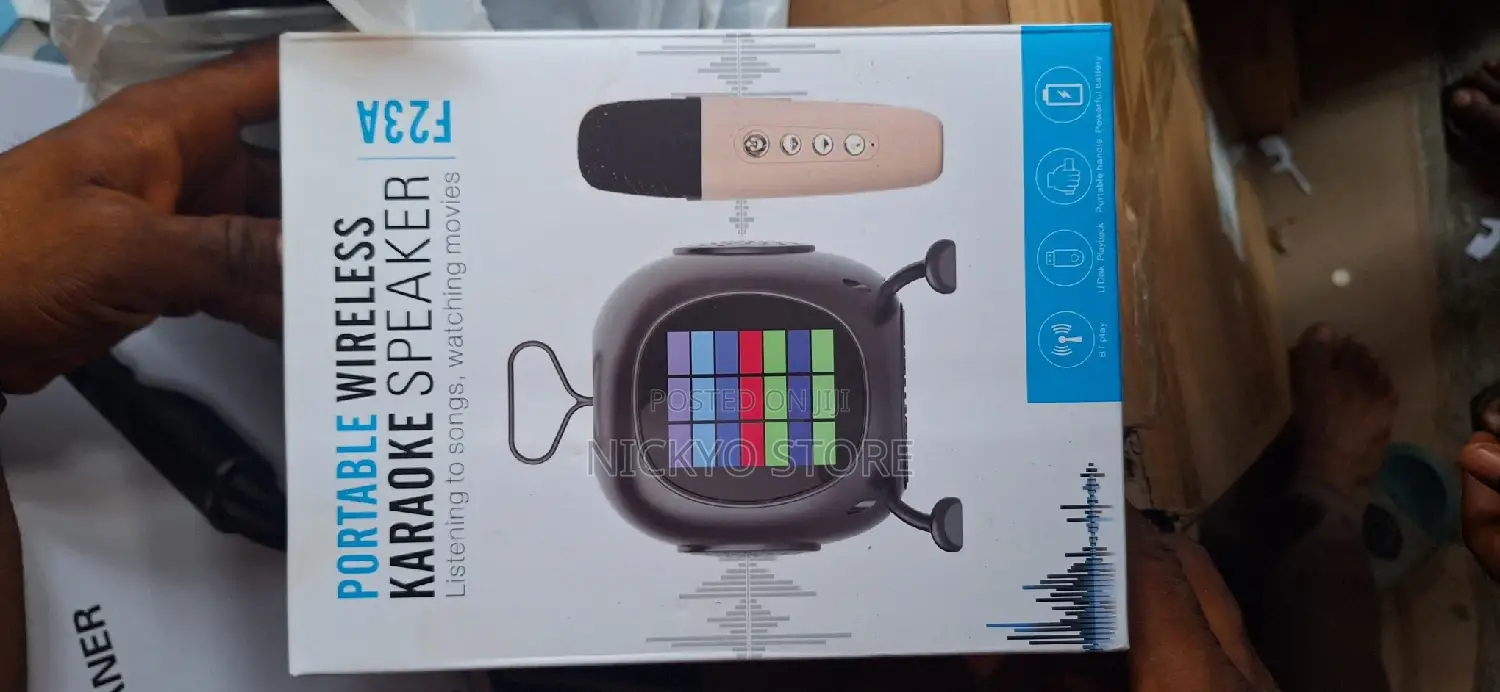 Portable Wireless Karaoke Speaker With Mic