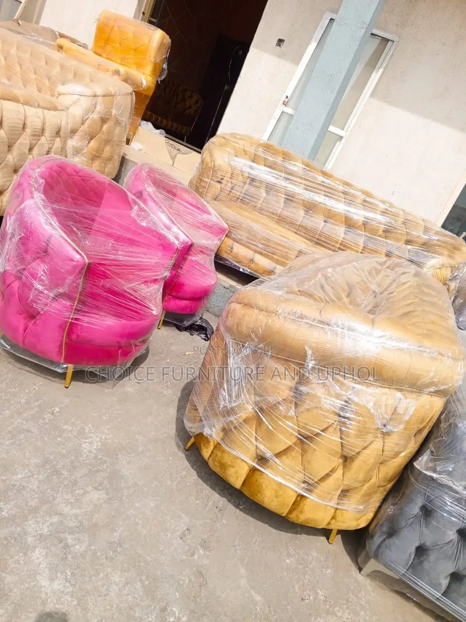 Sofa Set Of Chair 7-seater