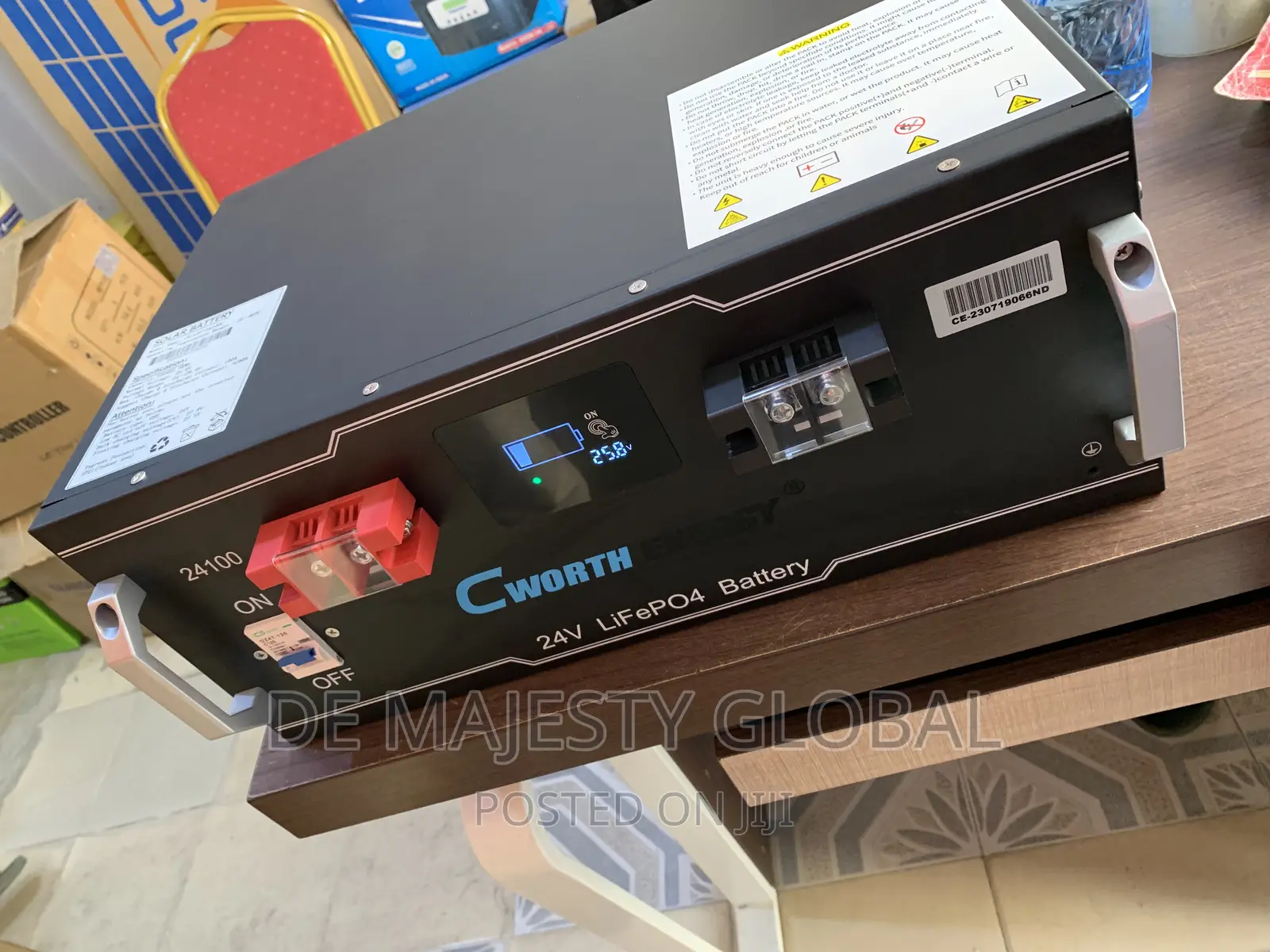 3.5kwh24v Cworth Lithium Battery With 5yrs Warranty