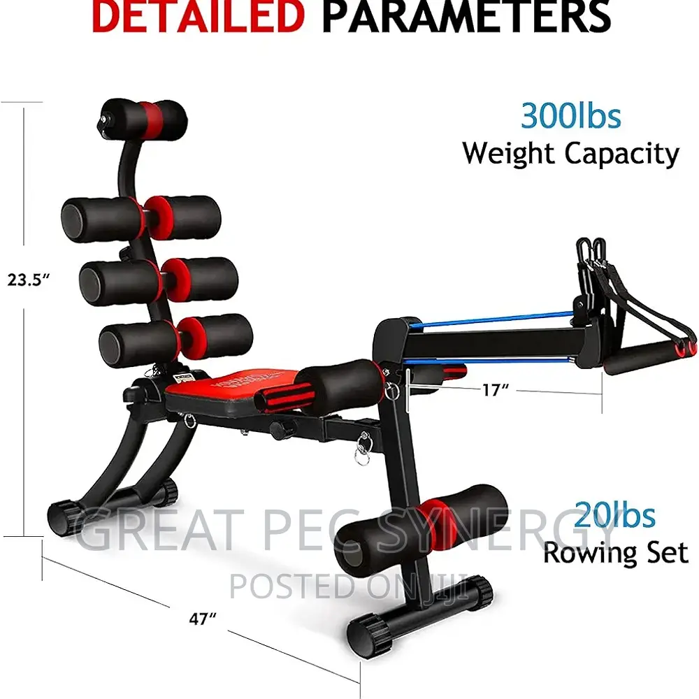 Seven Pack Fitness Machine With Pedals