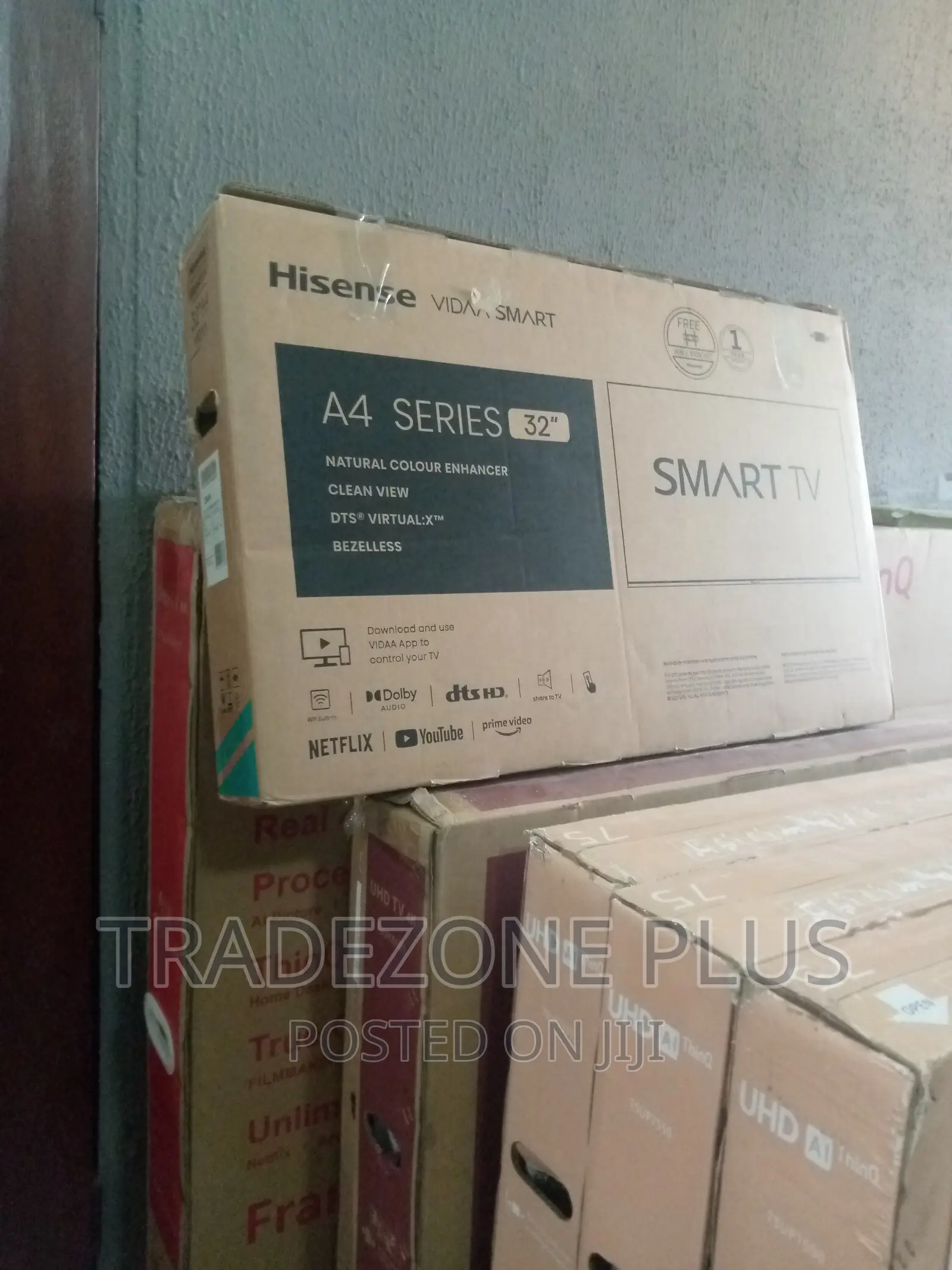 Hisense 32'' Smart TV With Netflix+Youtube