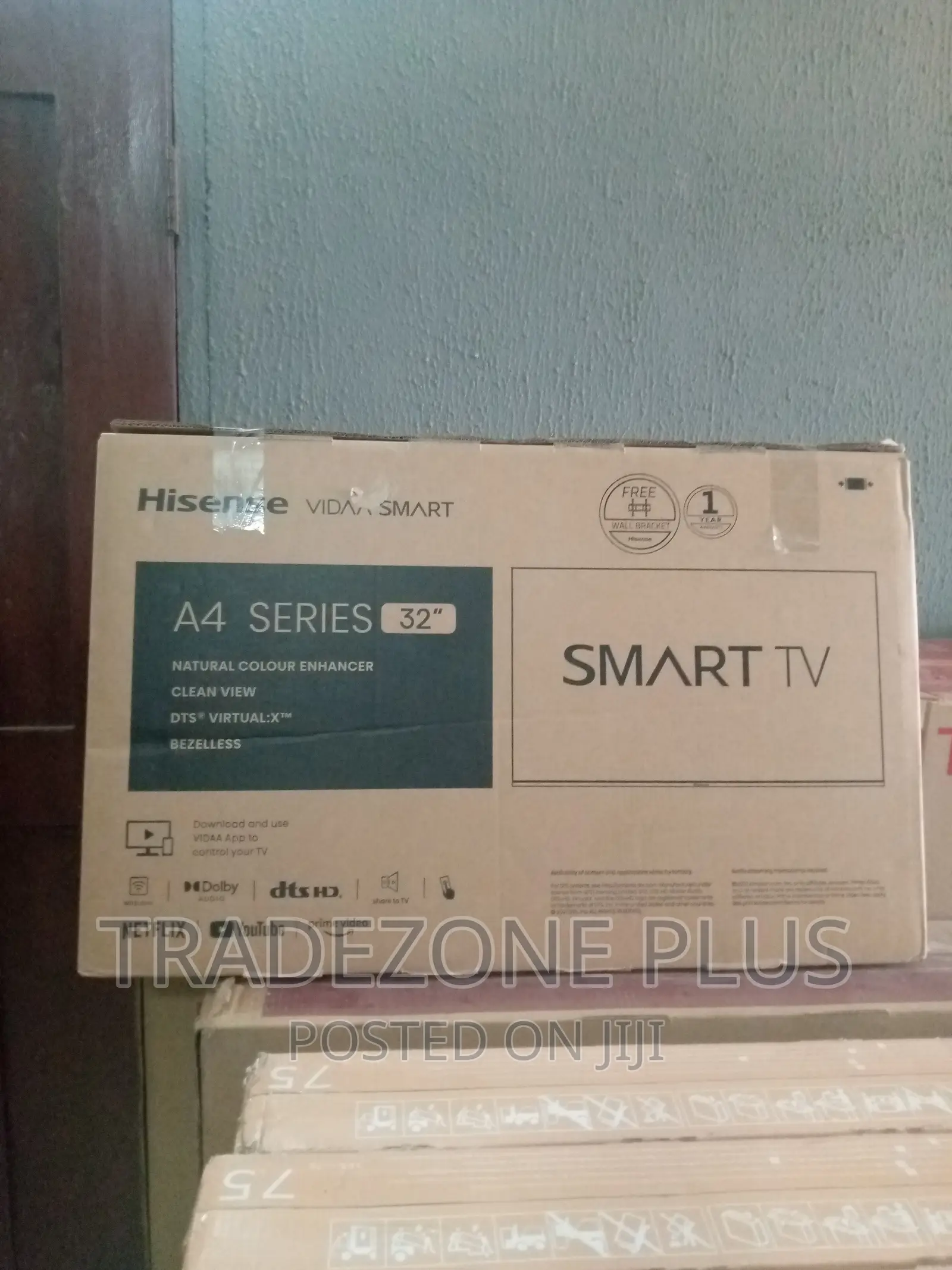 Hisense 32A4H Smart TV With Youtube+Netflix
