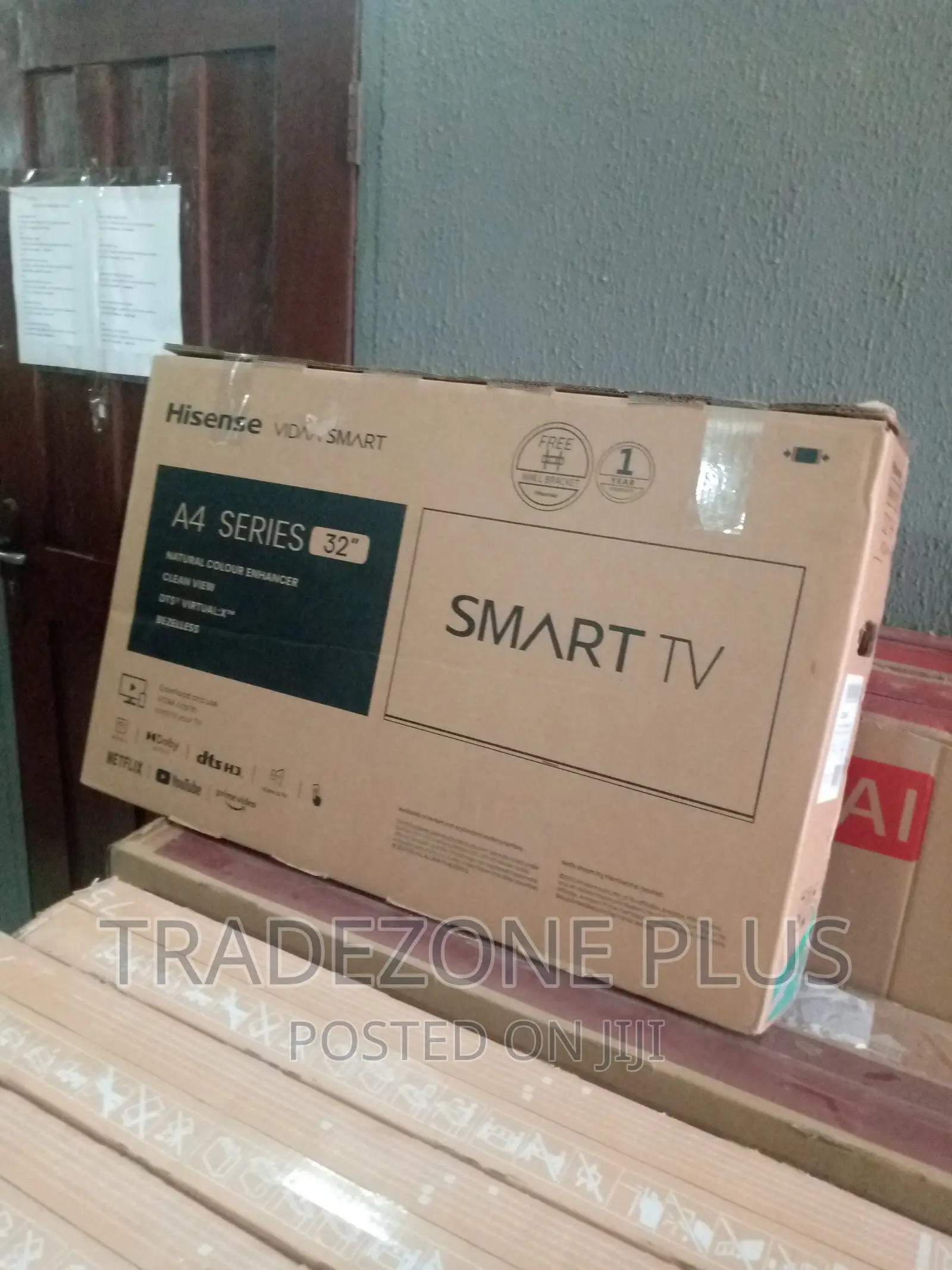 Hisense 32A4H Smart TV With Youtube+Netflix
