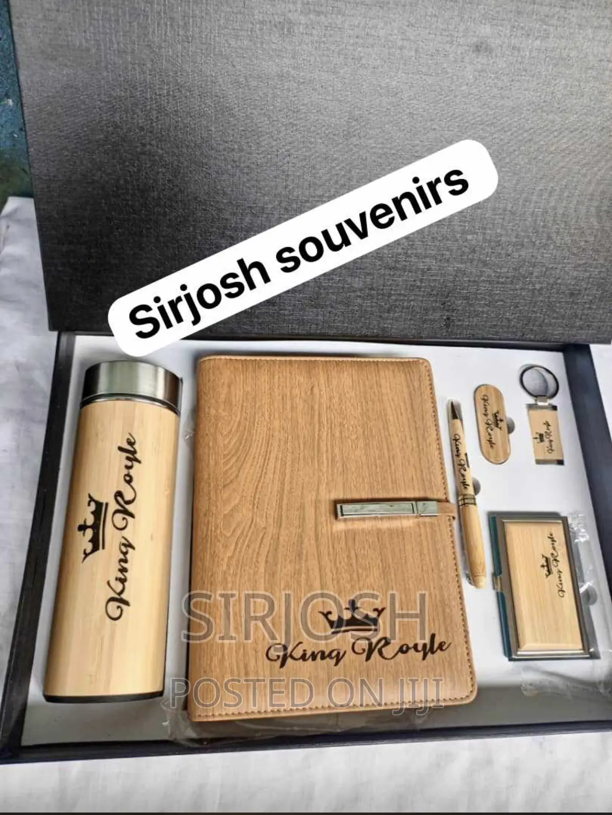 Unique 6in1 Wooden Corporate Gifts Set