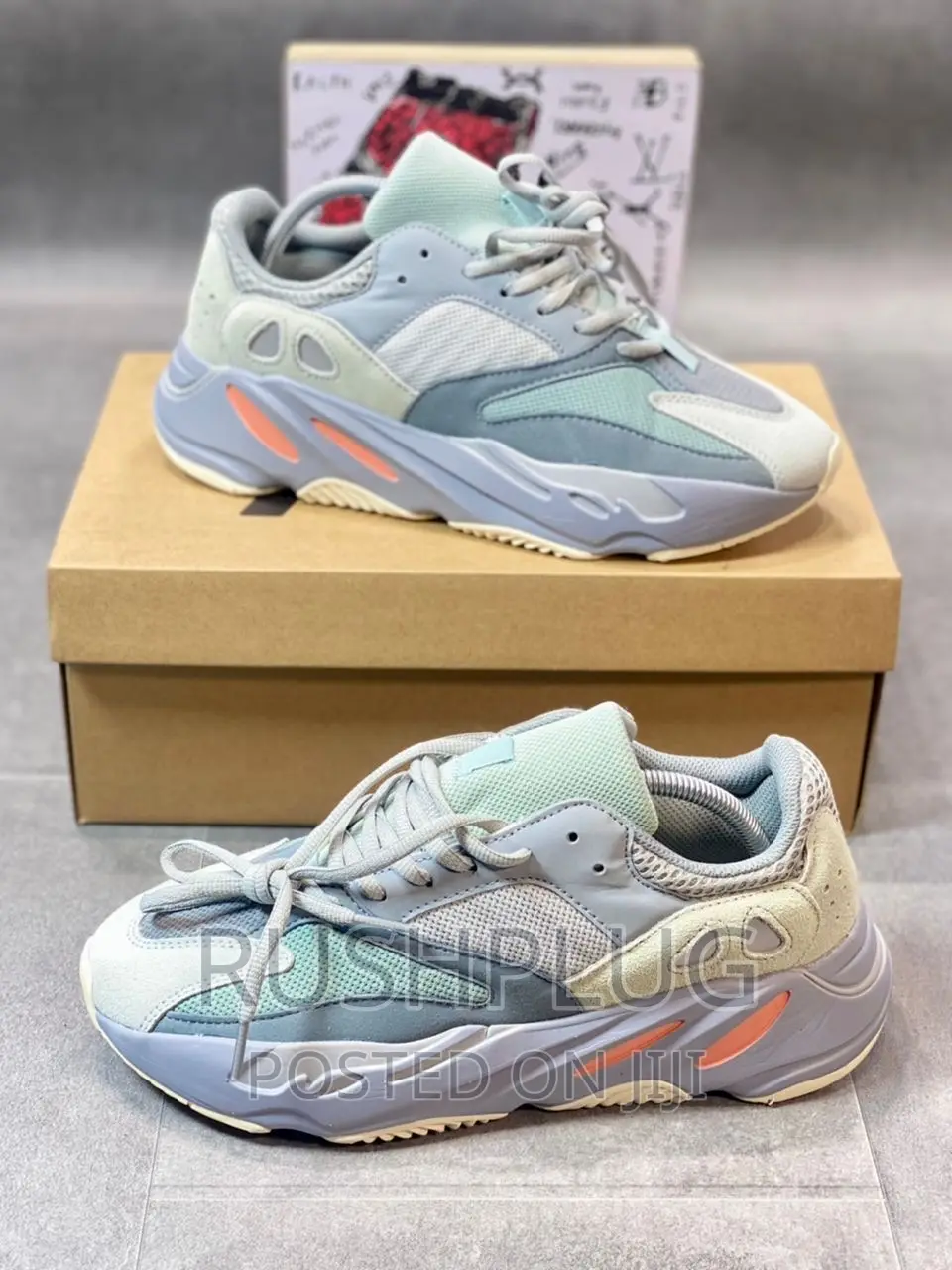 Luxury Adidas Yeezy Boost 700 Inertia Sneakers