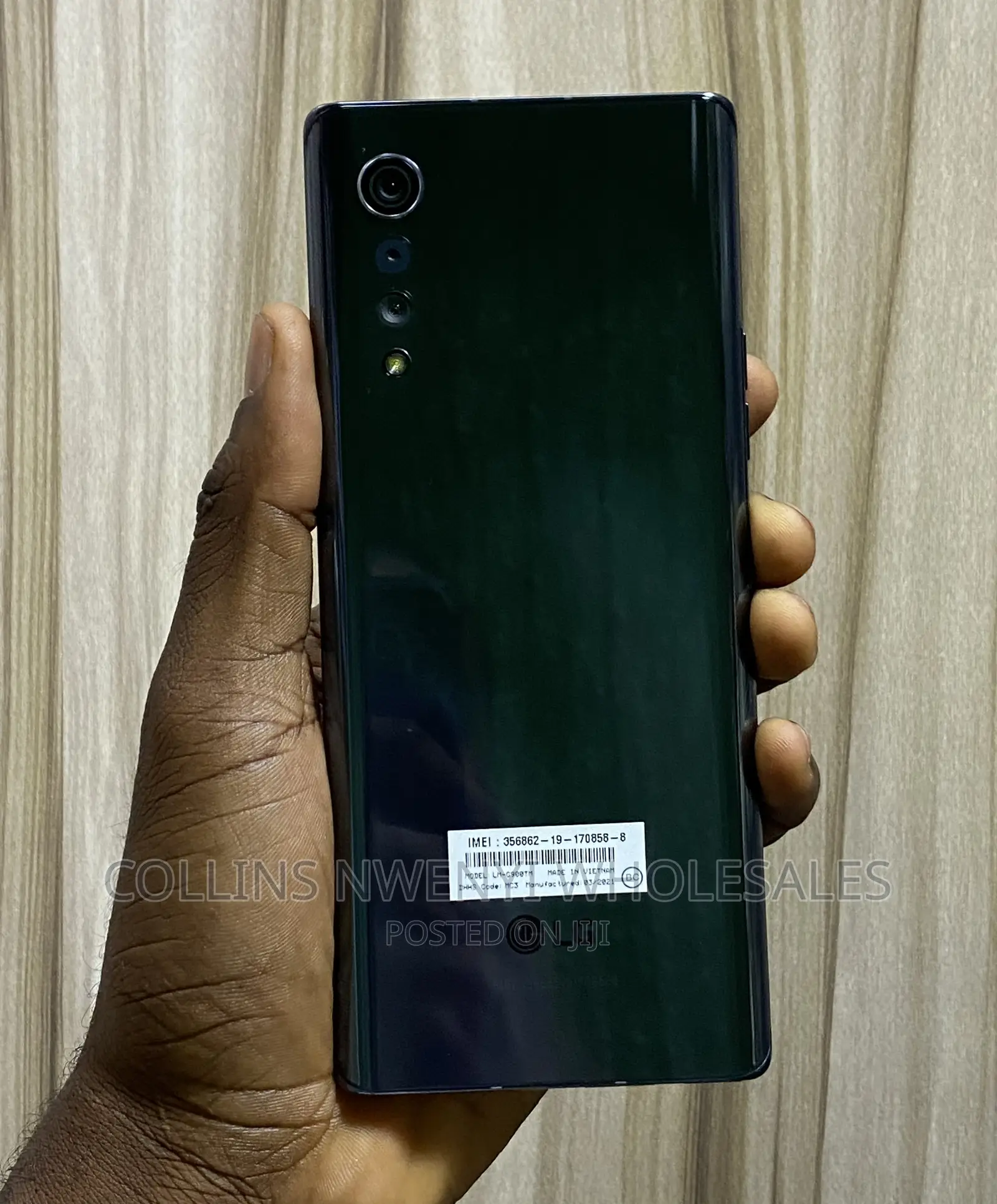 LG Velvet 5G 128 GB Black
