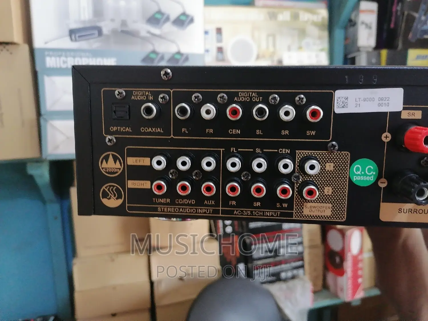 7.1 Cinema Amplifier With Bluetooth, USB and Remote Control