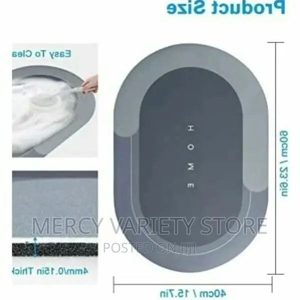 Water Absorbent Foot Mat- Big