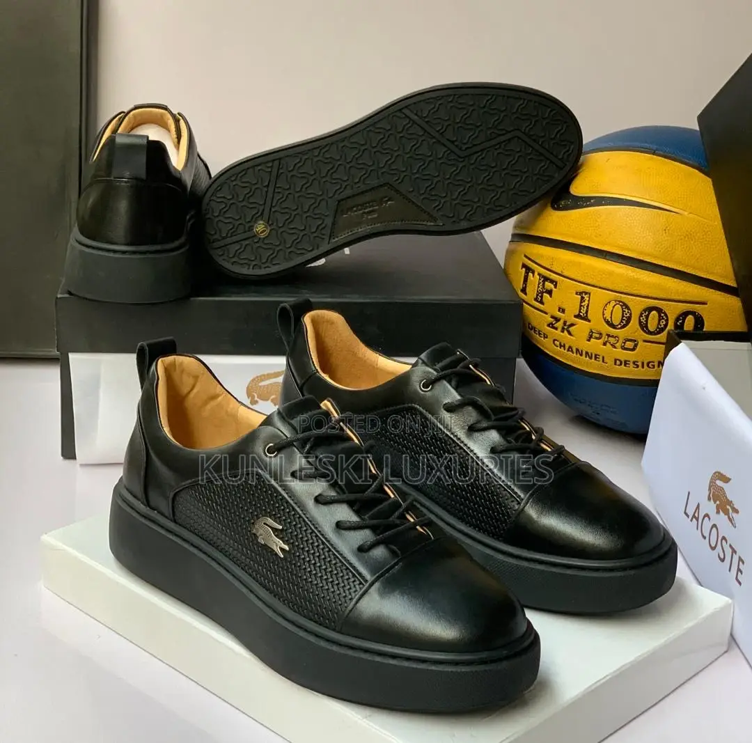 Original Lacoste Men Casual Leather Sneakers