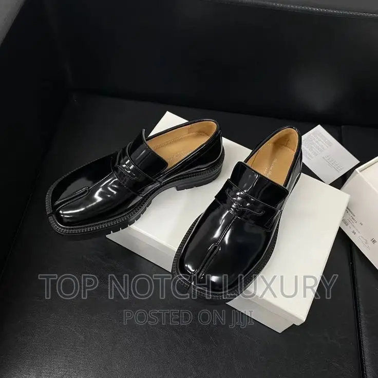 Original Maison Margiela Tabi Leather Loafers*Men Women