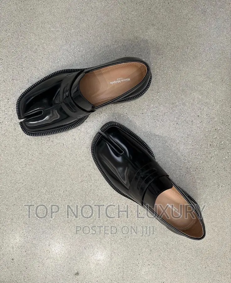 Original Maison Margiela Tabi Leather Loafers*Men Women