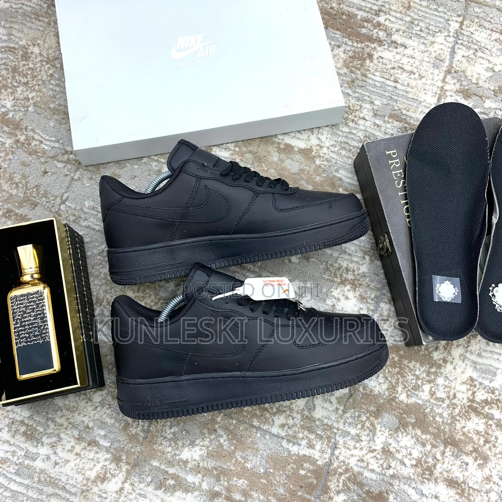 Original High Quality Nike Air Force 1 “All Black” Sneakers